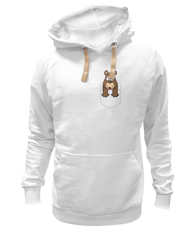 

Худи Printio Мишка белое 3XL, Белый, Мишка