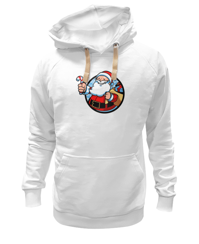 

Худи Printio Санта белое 3XL, Белый, Санта