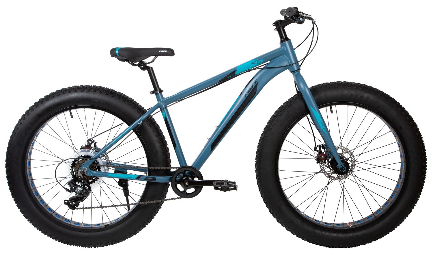 Велосипед FATBIKE FOXX 26 BUFFALO синий алюминий размер 17 2021 3499000₽