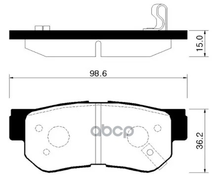 

Тормозные колодки HSB дисковые HP0008