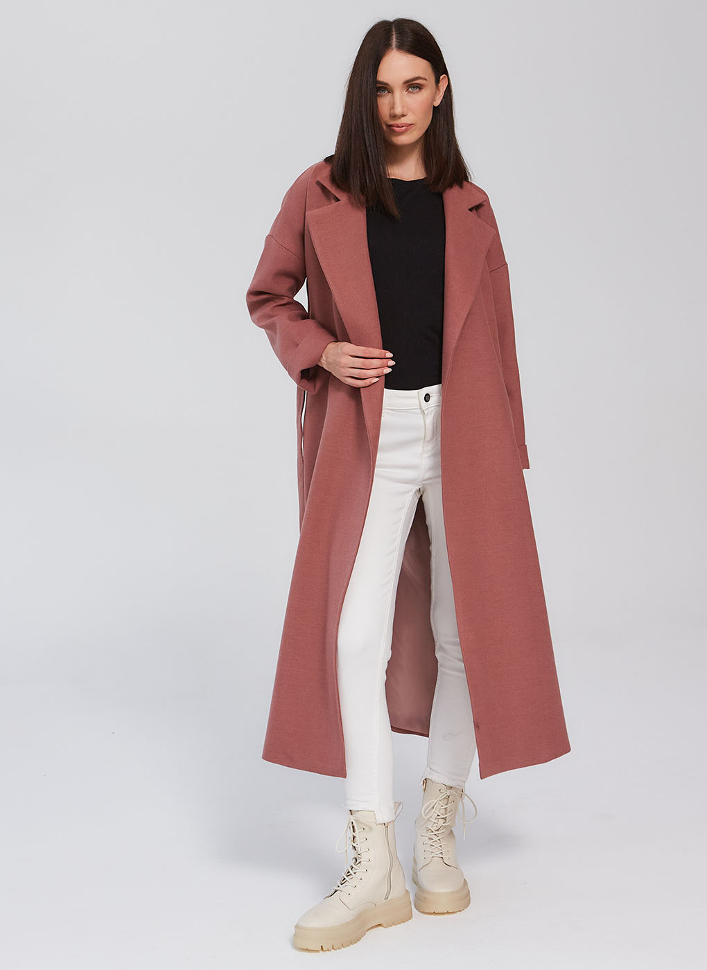 

Пальто женское Giulia Rosetti 56207 розовое 40 RU, 56207