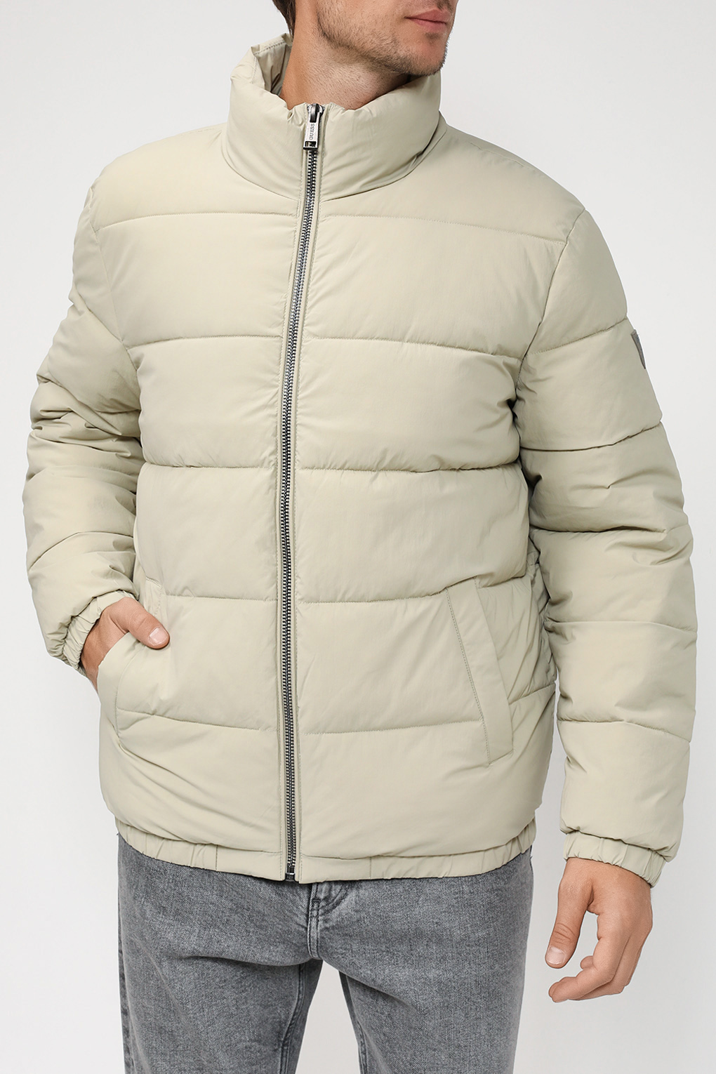

Куртка мужская Guess M3BL18 WFOU2 бежевая 2XL, Бежевый, M3BL18 WFOU2