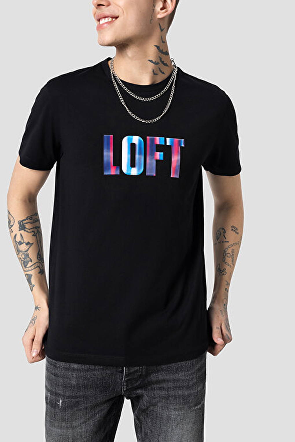 

Футболка мужская Loft LF2031895 черная L, Черный, LF2031895