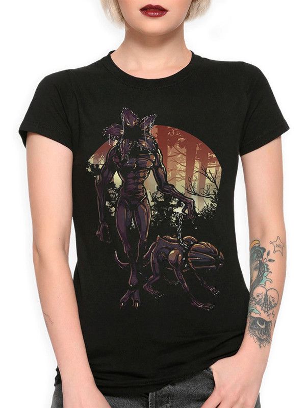 

Футболка женская DreamShirts Studio Очень Странные Дела - Демогоргон 1 черная 3XL, Черный, Очень Странные Дела - Демогоргон 1