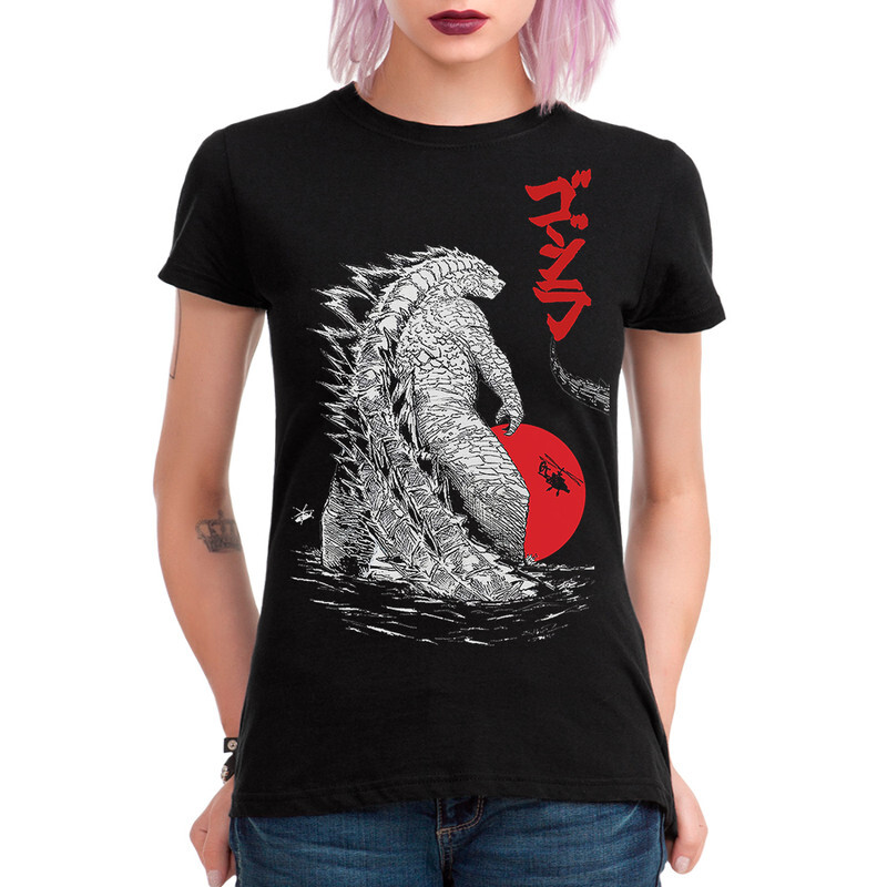 

Футболка женская Dream Shirts Годзилла 555827111 черная S, Черный, Годзилла 555827111