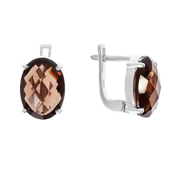 

Серьги женские из серебра Balex Jewellery 2410931399, раухтопаз