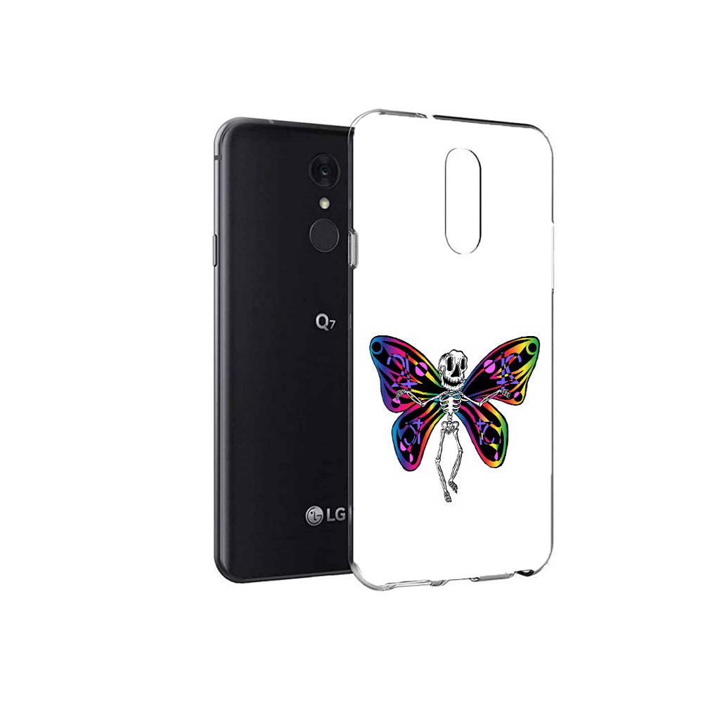 

Чехол MyPads Tocco для LG Q7 эффект бабочки (PT113427.75.701), Tocco