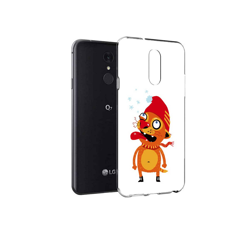 

Чехол MyPads Tocco для LG Q7 Зимний кот (PT113427.75.88), Tocco