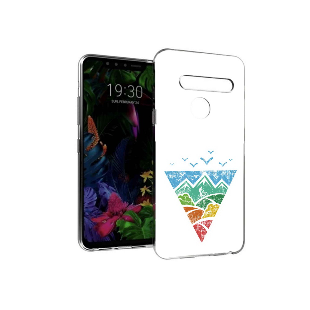 

Чехол MyPads Tocco для LG G8 Лес земля море чайки (PT135945.76.105), Tocco