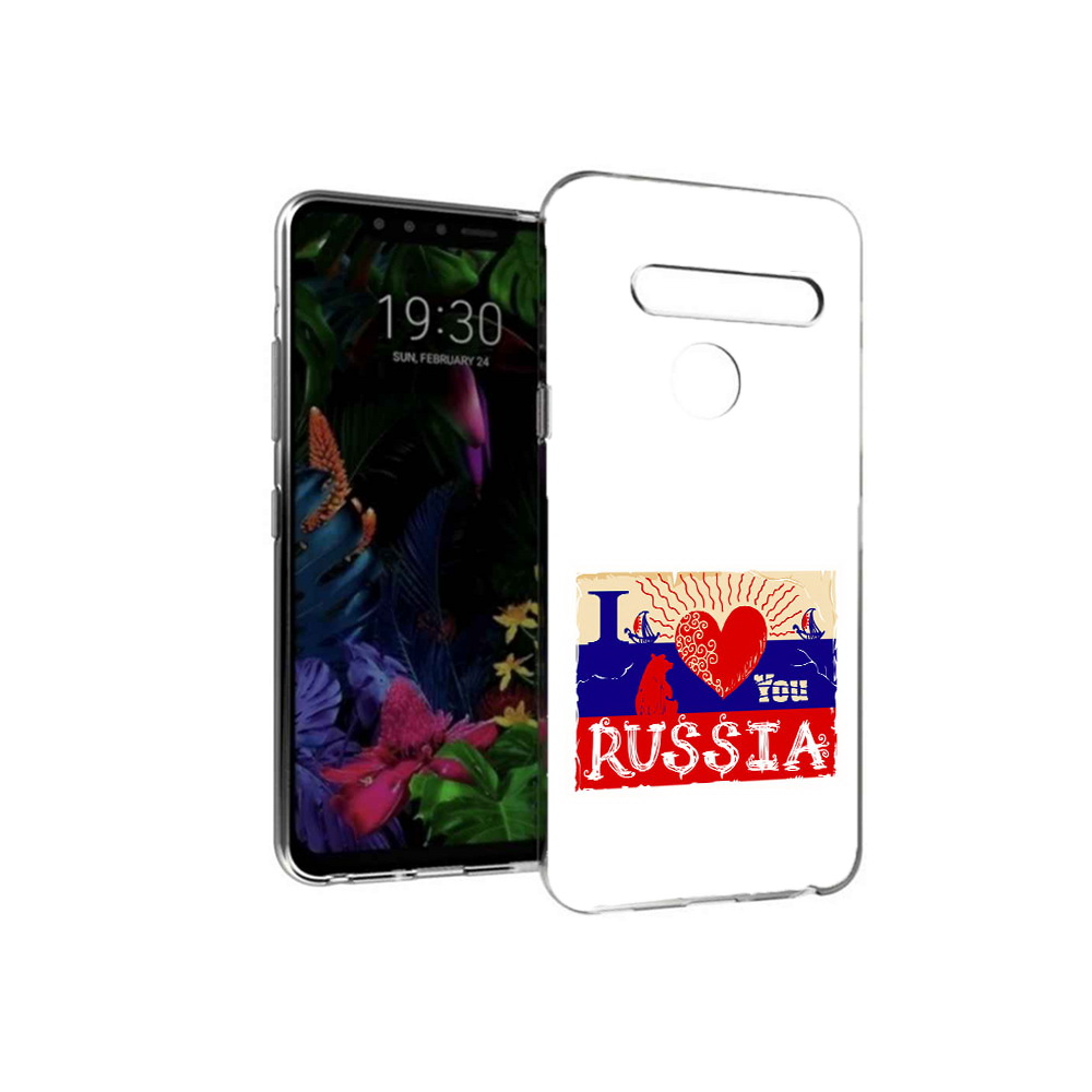 

Чехол MyPads Tocco для LG G8 Люблю Россию (PT135945.76.112), Tocco