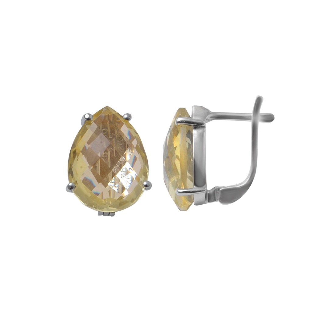 

Серьги женские из серебра Balex Jewellery 2410931661, топаз