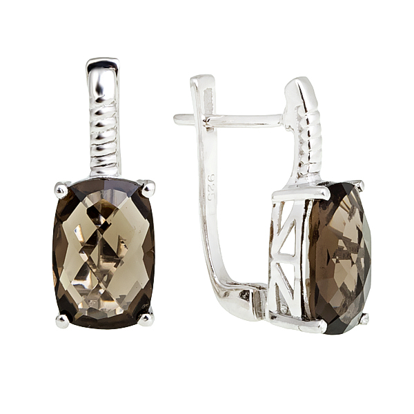 

Серьги женские из серебра Balex Jewellery 2410931694, раухтопаз