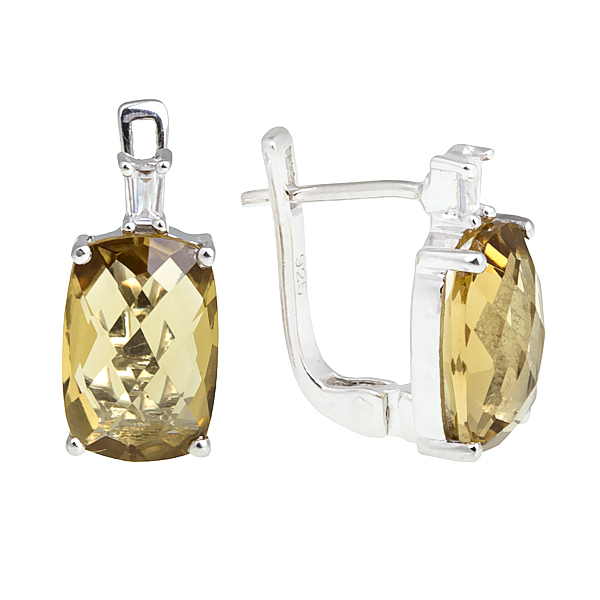 

Серьги женские из серебра Balex Jewellery 2410931699, кварц/фианит, 2410931699
