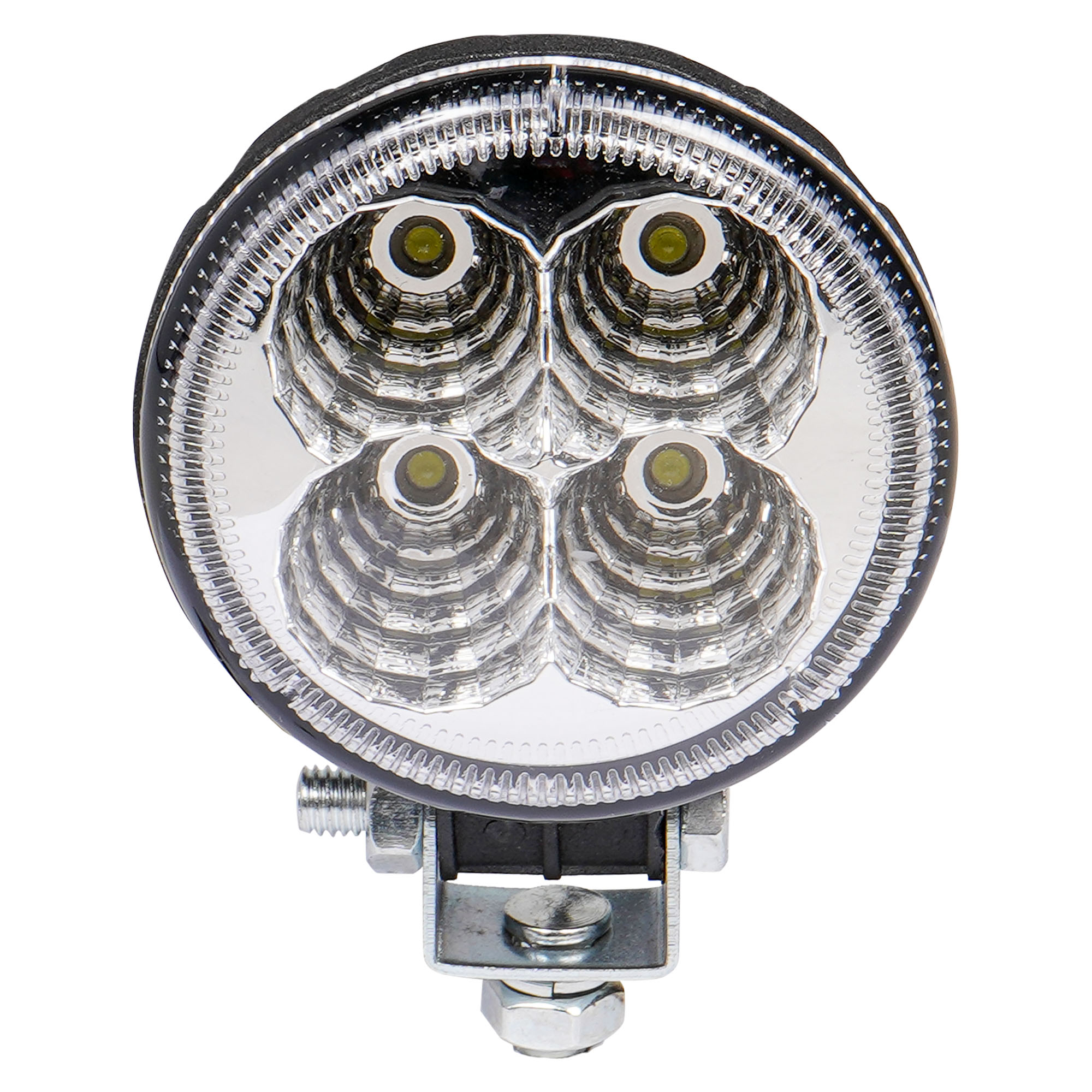 AIRLINE ALED002 Фара светодиодная круглая, 4 LED рассеянный свет, 12W, (83х83х51) 12/24V