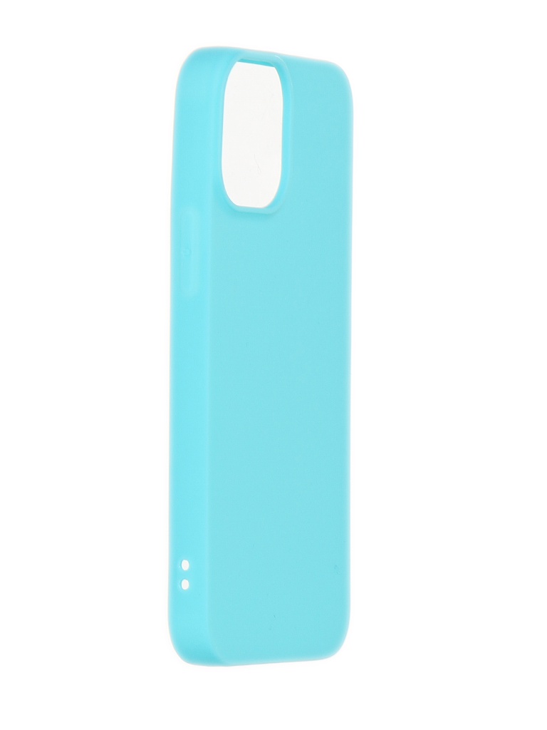 фото Чехол pero для apple iphone 13 mini soft touch turquoise cc1c-0119-ty