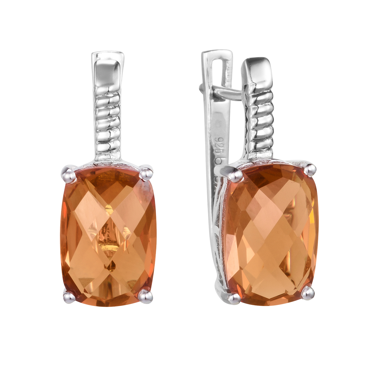 

Серьги женские из серебра Balex Jewellery 2410931789, султанит, 2410931789