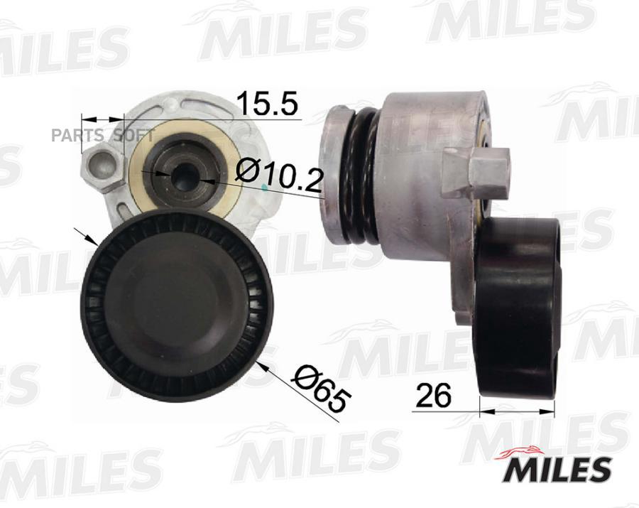 

MILES Натяжитель ремня приводного MILES ag00034