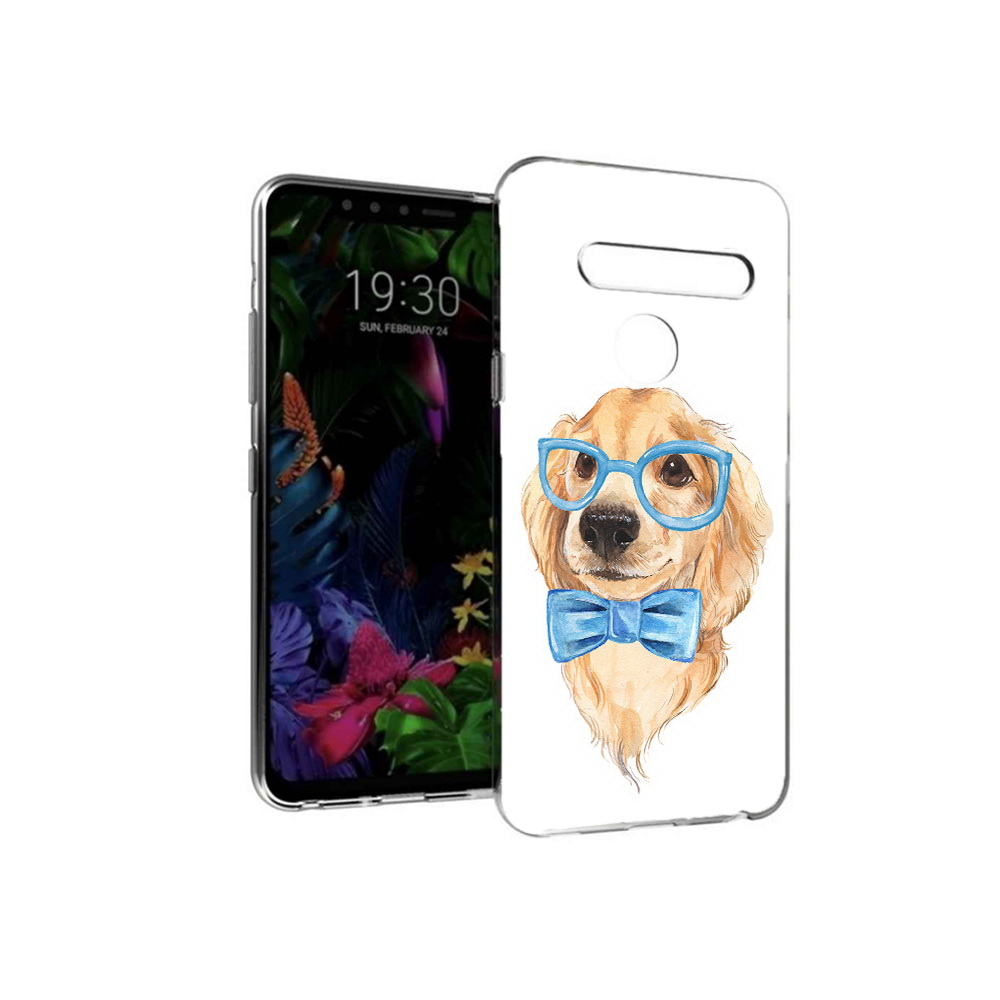 

Чехол MyPads Tocco для LG G8 Собака интеллигент (PT135945.76.159), Tocco