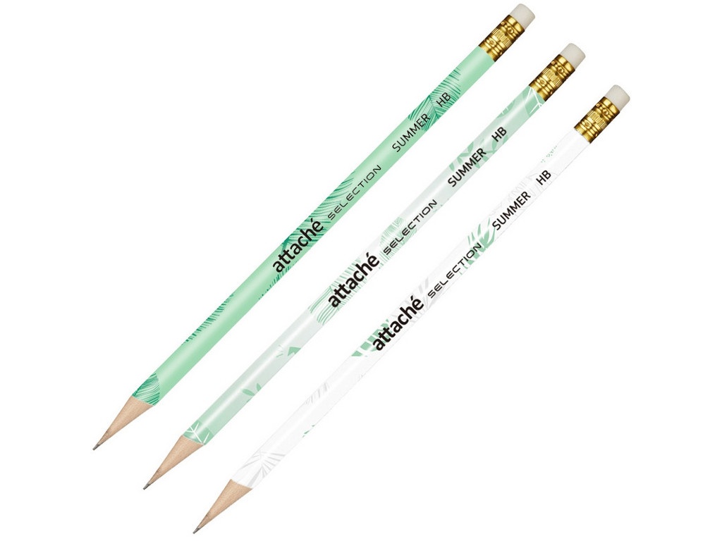

Карандаш чернографитный Attache Selection Summer 1098090, 6 штук, 1098090