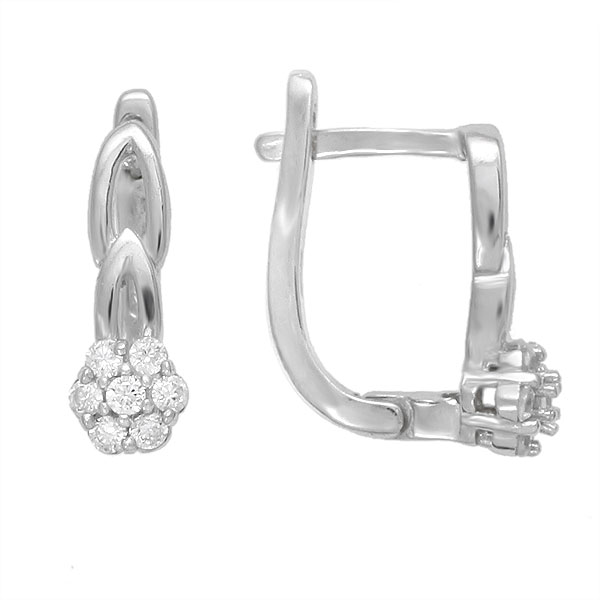 

Серьги женские из серебра Balex Jewellery 2422910211, фианит