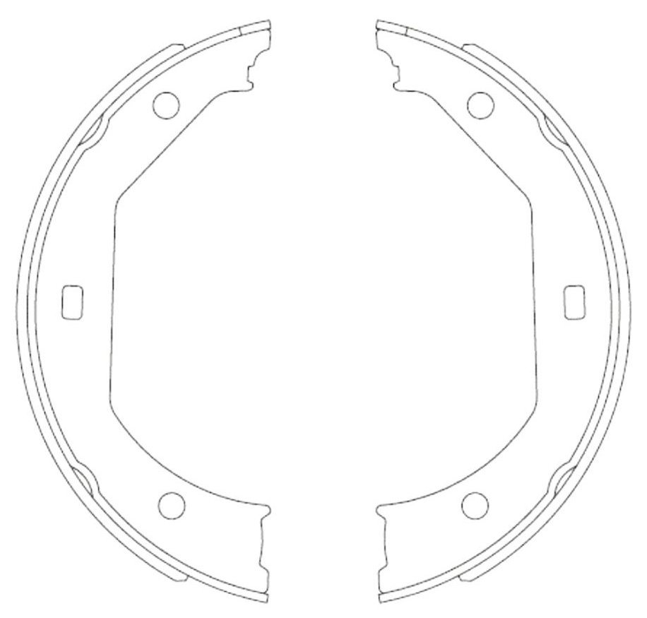 фото Allied nippon abs2204 колодки тормозные барабанные | зад |