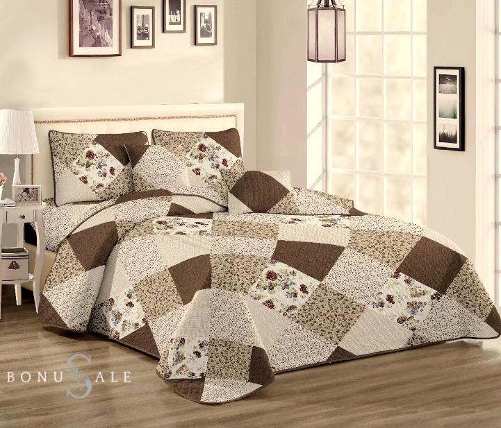 

Покрывало Tango с наволочками из полиэстера Tango Pw444-73 Patchwork 230х250, Покрывало с наволочками из полиэстера Tango Pw444-73 Patchwork 230х250