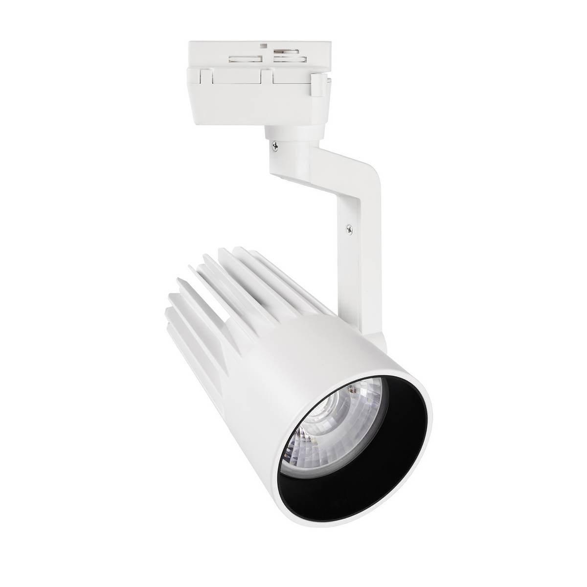 фото Трековый светодиодный светильник volpe ulb-q274 40w/4000к white ul-00005927