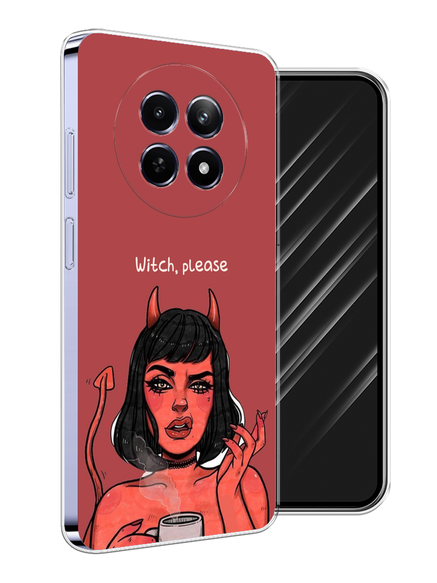 

Чехол Awog на Realme 12 5G "Evil Girl", Бордовый;черный, 2516450-1