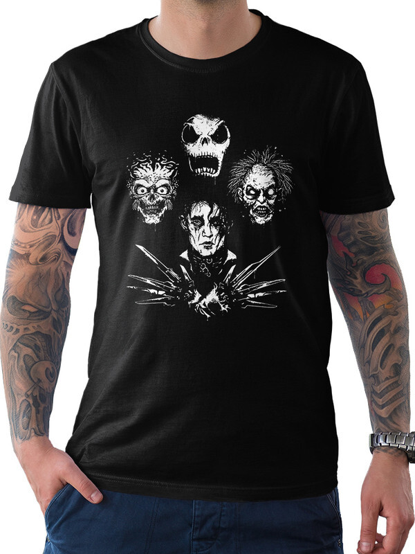 

Футболка мужская Dream Shirts Фильмы Тима Бертона черная XL, Фильмы Тима Бертона
