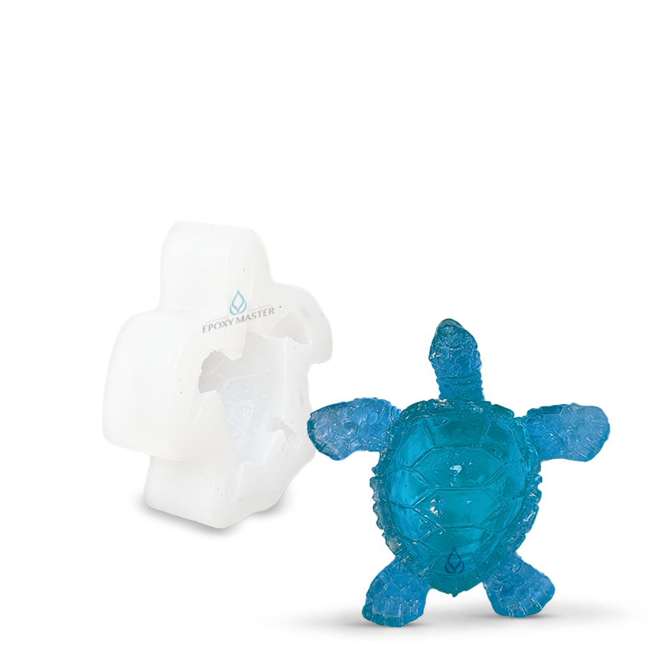 

Силиконовый молд EPOXYMASTER Черепаха S, 6х6см, Белый, Черепаха S