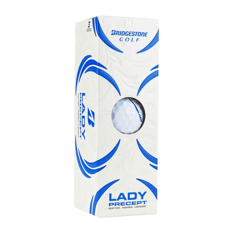 

Мяч для гольфа Bridgestone Lady Precept, арт.BGB1LWX, 3 шт/уп, белый