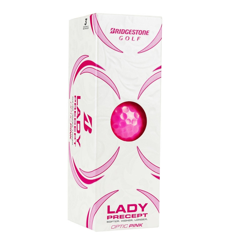 

Мяч для гольфа Bridgestone Lady Precept, арт. BGB1LPX, 3 шт/уп, розовый, Lady Precept