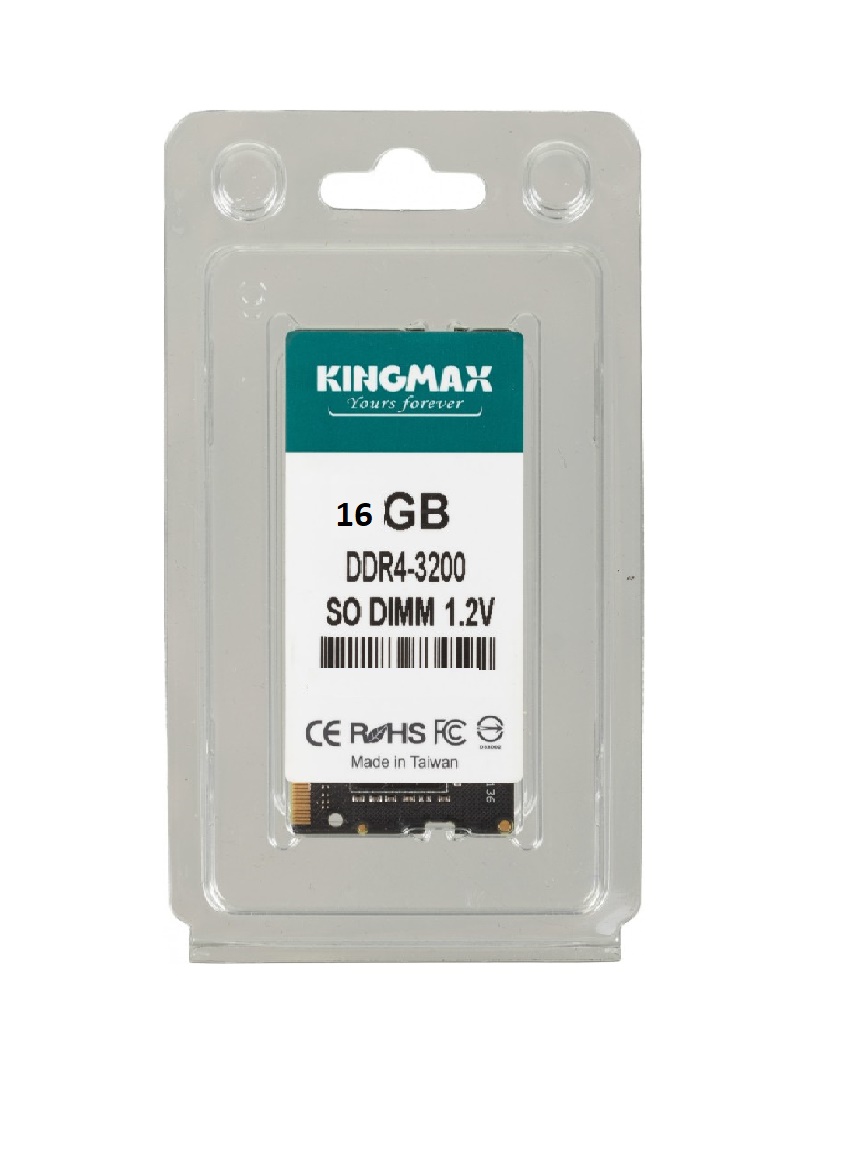 

Оперативная память KINGMAX KM-SD4-3200-16GS DDR4 1x16Gb 3200MHz, KM-SD4-3200-16GS