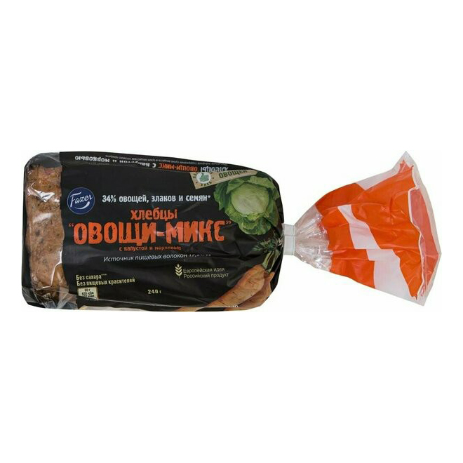 Хлебцы овощи-микс капуста/морковь 240г хд