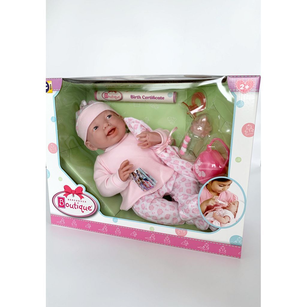 Кукла BERENGUER мягконабивная 39см La Newborn 18786 кукла berenguer виниловая 24см mini newborn 18453