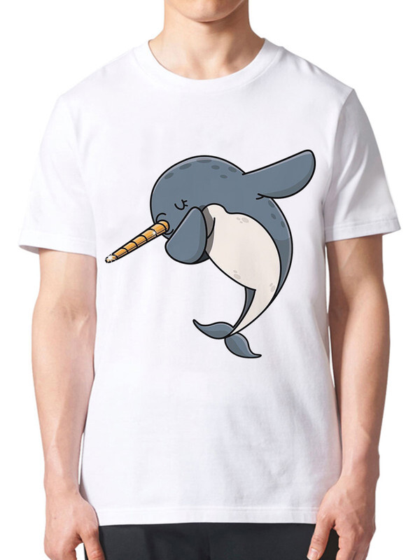

Футболка мужская Dream Shirts Нарвал Дэб белая L, Нарвал Дэб