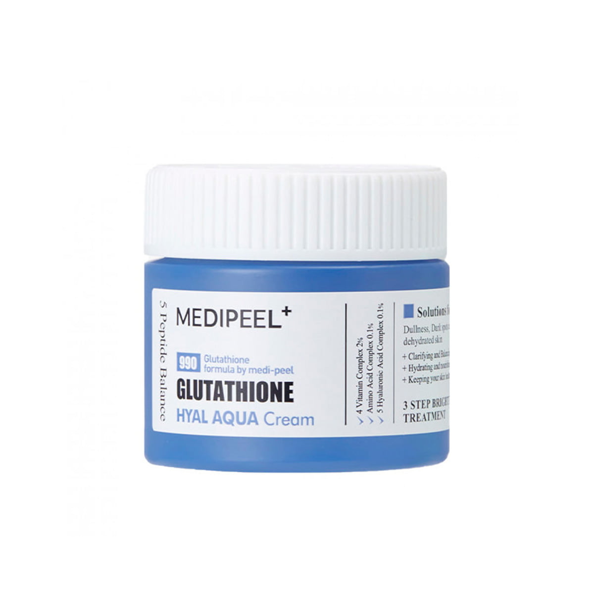 Крем-гель Medi-Peel Glutathione Hyal Aqua Cream Осветляющий с эффектом сияния 50 г medi peel укрепляющие патчи с гидролизатом коллагена 96