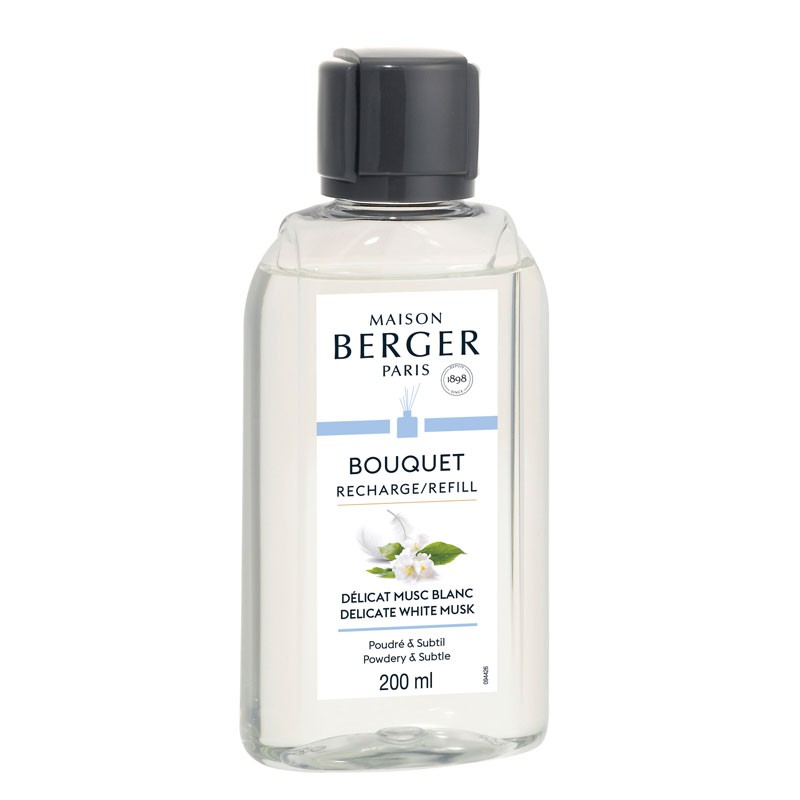 

Сменный аромат для диффузора Maison Berger БЕЛЫЙ МУСКУС (Delicate White Musk) 200 мл