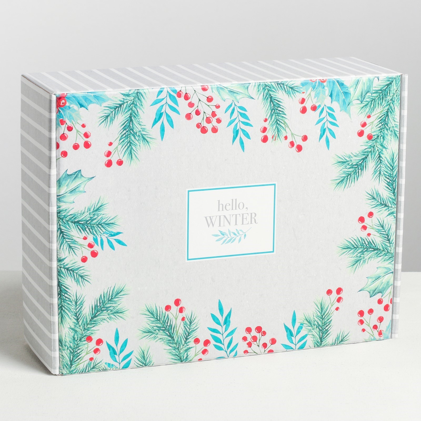 

Коробка подарочная Дарите Счастье Hello, winter 30.7 х 22 х 9.5 см