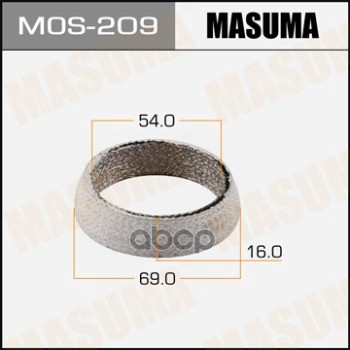 

Кольцо Уплотнительное Вых.Сист.Toyota Highlander 10-13 Masuma арт. MOS209