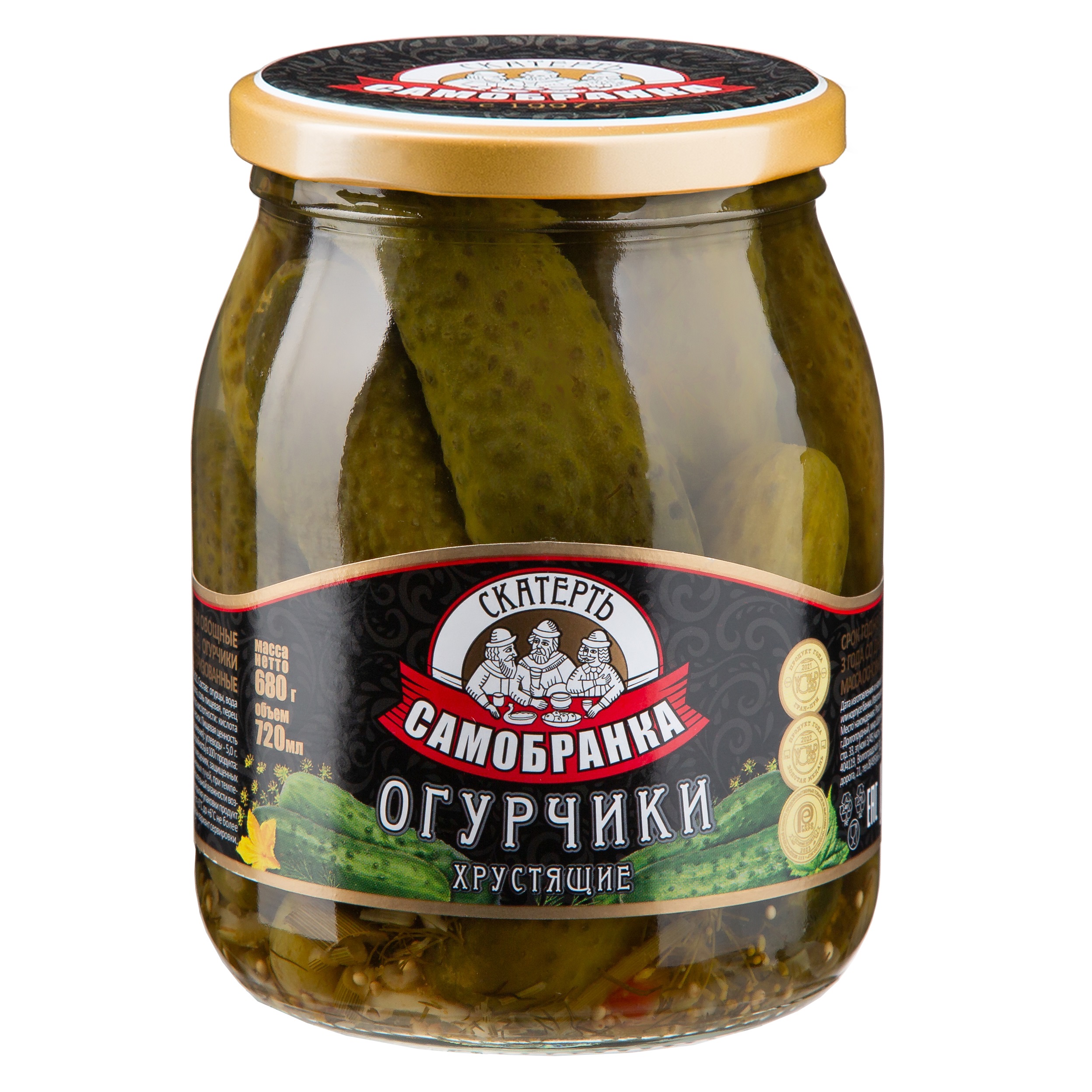 

Огурцы скатерть-самобранка марин.консерв.720мл
