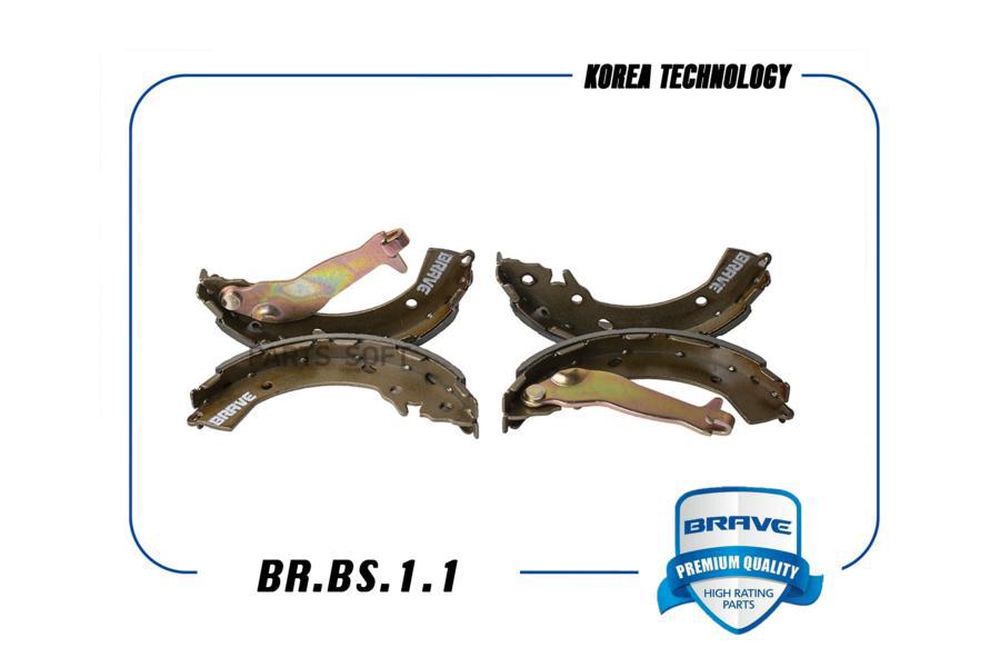 

Колодки Задние Hyundai Solaris,Kia Rio,Getz,I20cабс(D-203mm),Срыч Brave Br.Bs.1.1 BRAVE ар