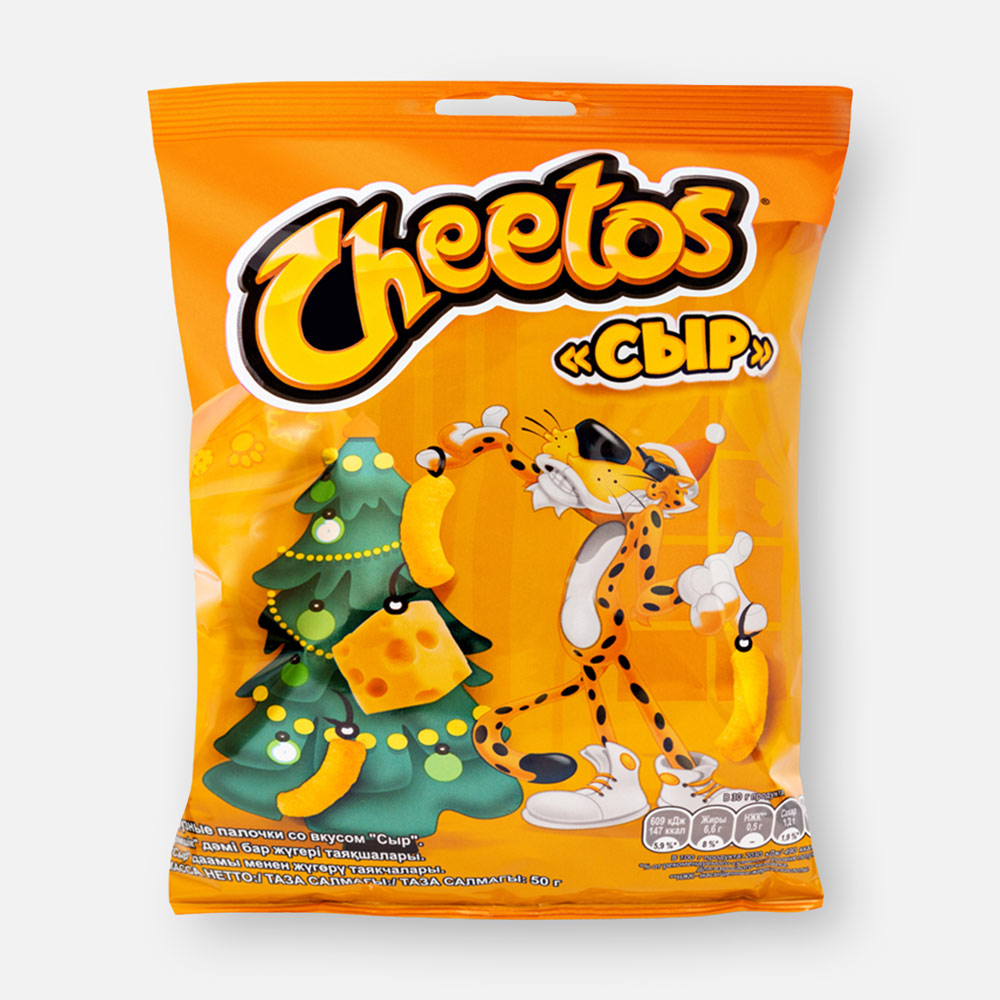 Кукурузные снеки Cheetos сыр 50 г