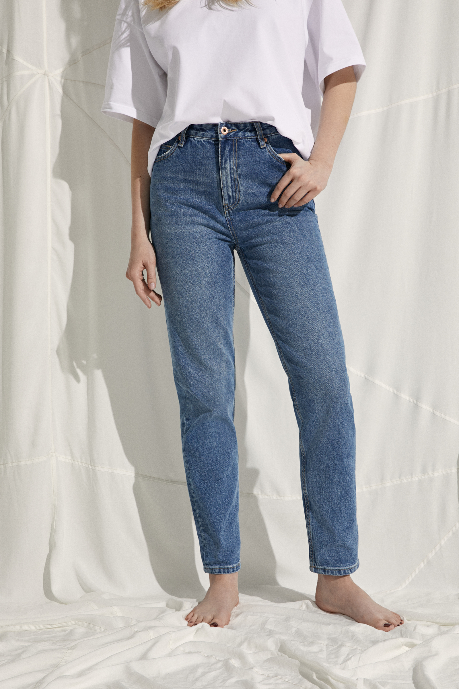 

Джинсы женские Finn Flare FSC15013 синие W26/L32, FSC15013