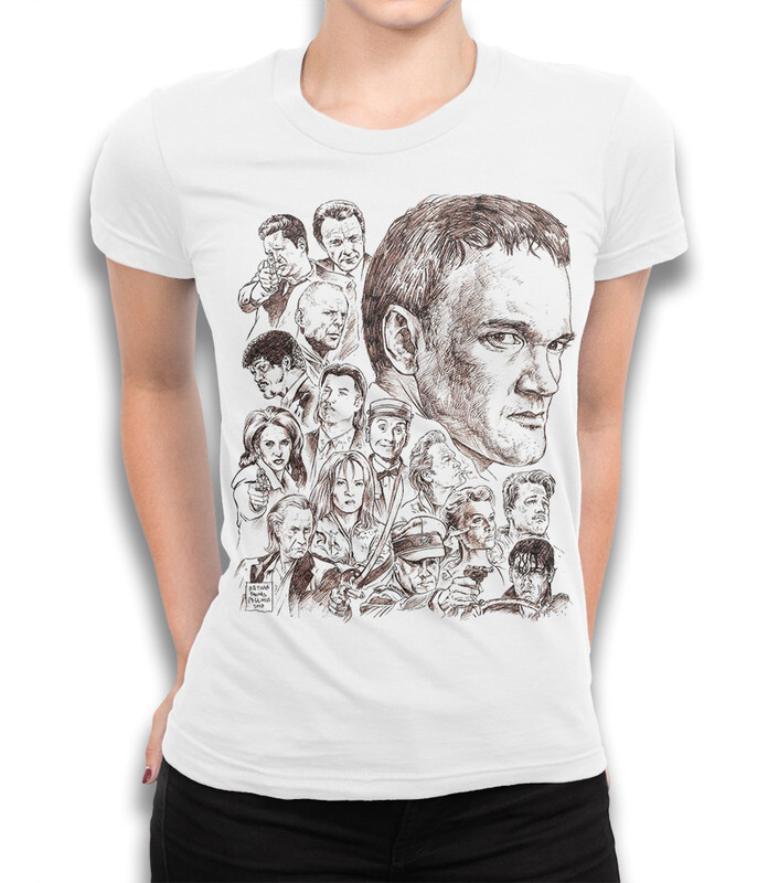 

Футболка женская Dream Shirts Фильмы Квентина Тарантино 555835111 белая 2XL, Фильмы Квентина Тарантино 555835111