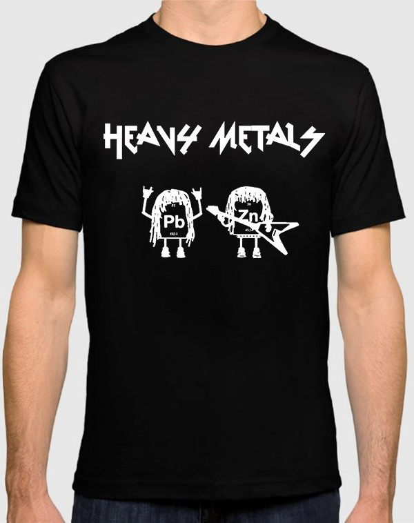 Футболка мужская Design Heroes Тяжелые металы - Heavy Metals черная L