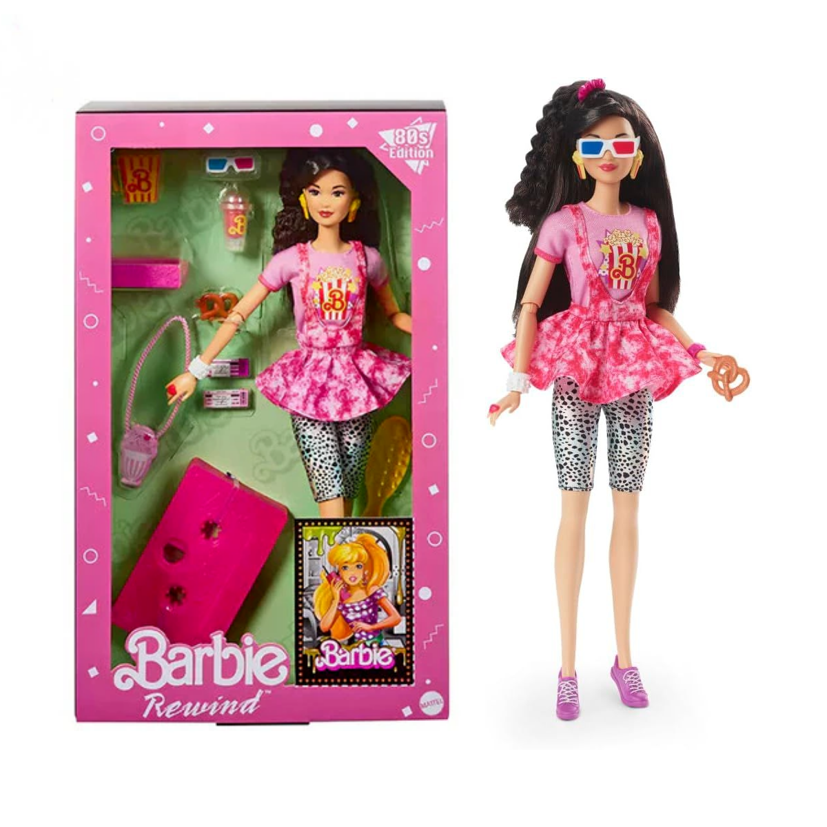 Кукла Barbie коллекционная Rewind в стиле 1980х кукла barbie bmr1959 блондинка коллекционная