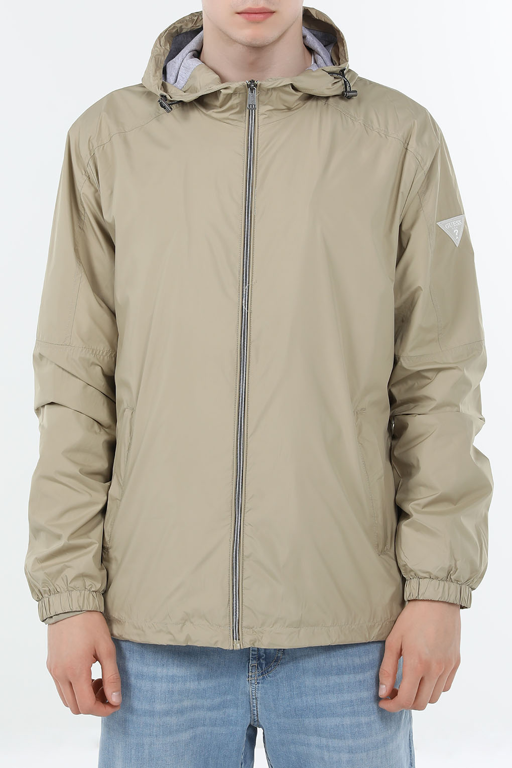 

Куртка мужская Guess M4GL08 WG3B2 бежевая L, Бежевый, M4GL08 WG3B2