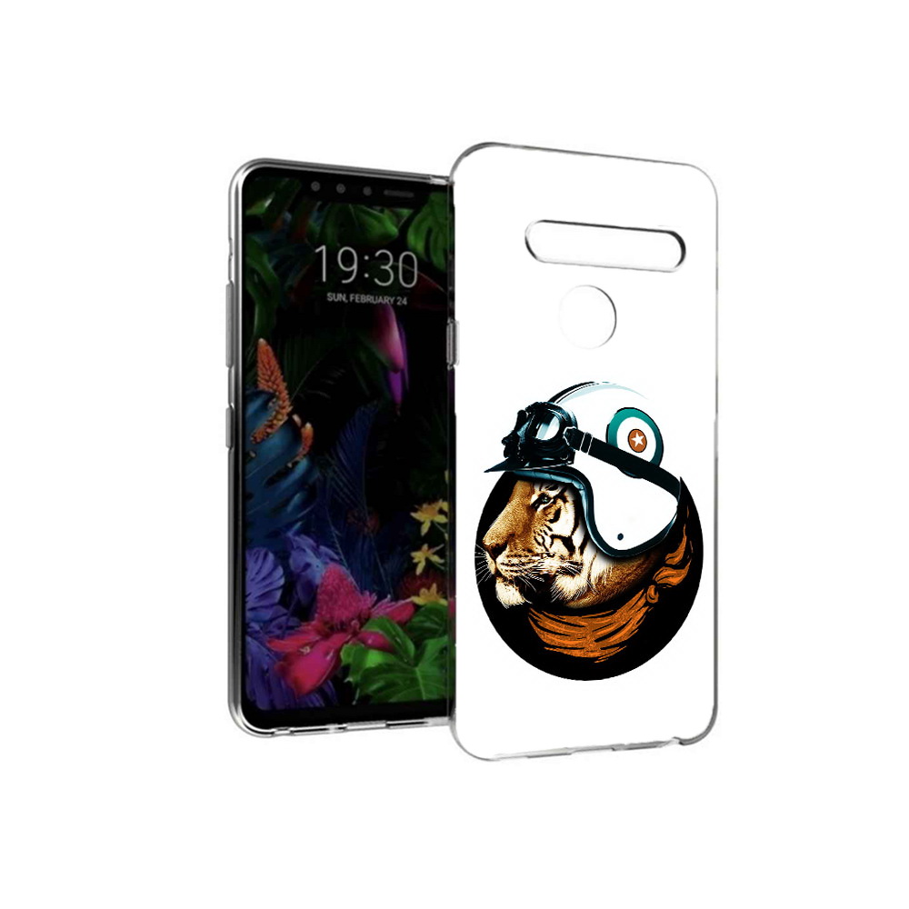 

Чехол MyPads Tocco для LG G8 Тигр в шлеме (PT135945.76.171), Tocco
