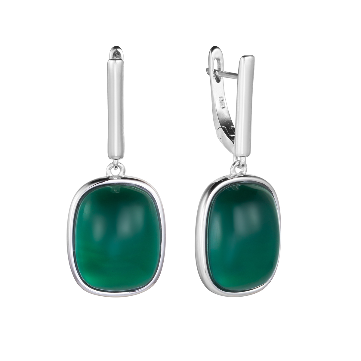 

Серьги женские из серебра Balex Jewellery 2432930226, хризопраз